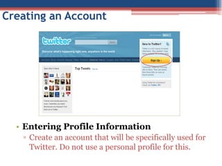 Users create text-based posts of up to 140 characters in length.