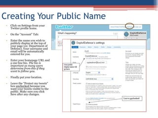 Creating an Account Example