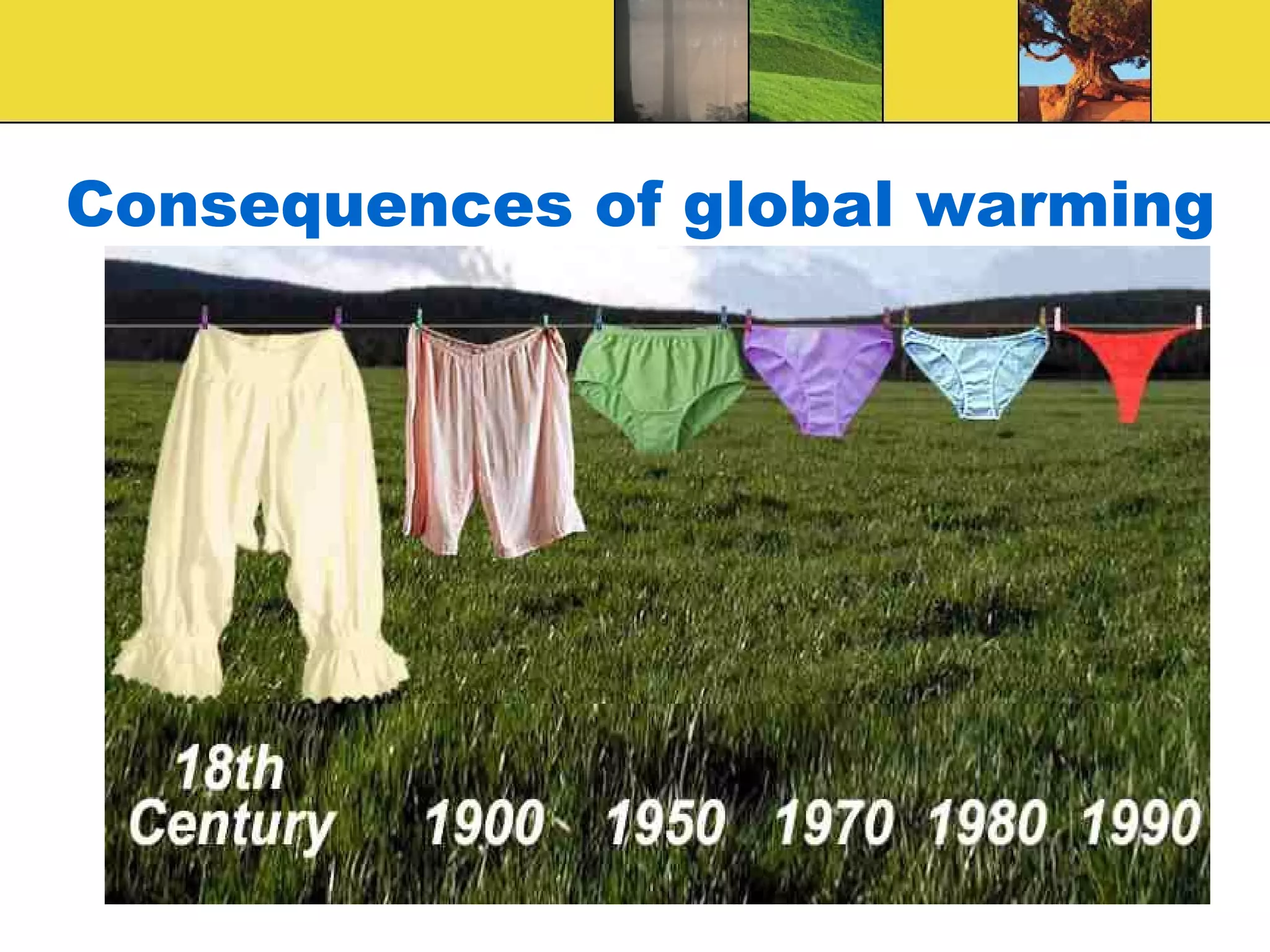 Consequences of global warming 