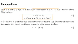 “Going bananas with recursion schemes for fixed point data types”
