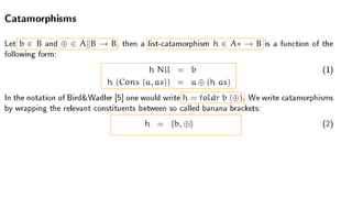 “Going bananas with recursion schemes for fixed point data types”