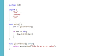 Introduction to GoLang