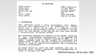 SIGPLAN Notices, Vi8 #4, April, 1983
 