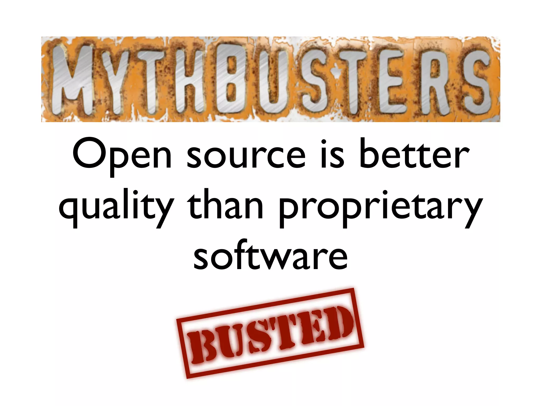 Got Myth? Myths in Software Engineering
