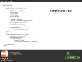 Groovy Up Your Code