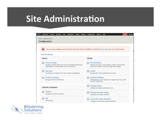 Site 
Administra5on 
 