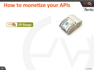 How 
to 
moneEze 
your 
APIs 
24 
 