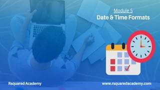 Handling Date & Time in R
