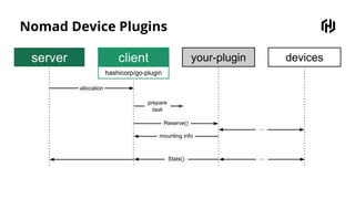 Nomad Device Plugins
 