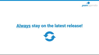 Always stay on the latest release!
 