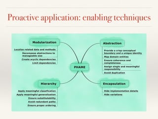Proactive application: enabling techniques
 