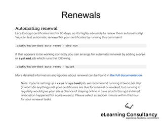 Renewals
 