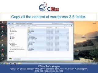 Copy all the content of wordpress-3.5 folder.
 