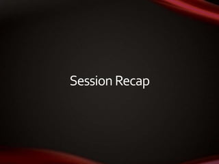 SessionRecap
 