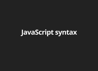 HTML & JavaScript Introduction