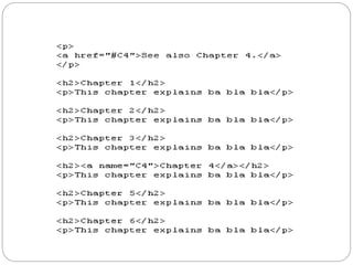 Html basics