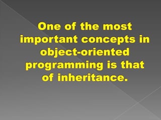 Inheritance