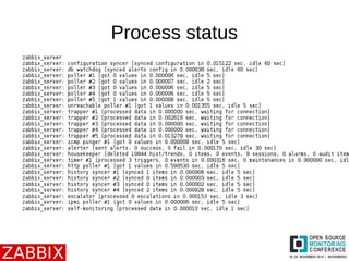 Process status 
 