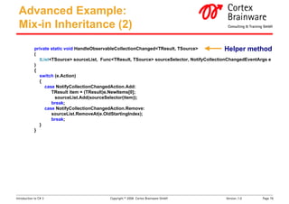 Introduction to C#3