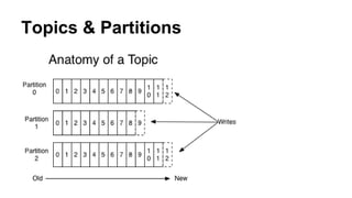 Topics & Partitions 
 