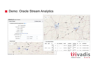 Demo: Oracle Stream Analytics
 