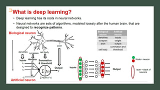Introduction to Deep Learning: Concepts, Architectures, and Applications