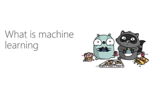 What is machine
learning
 