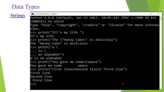 Introduction to python programming