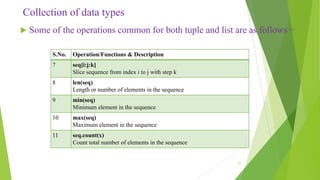 Introduction to python programming