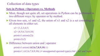 Introduction to python programming