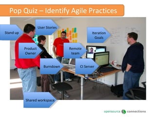 When is Agile best? For Complex or Complicated work New products Projects with uncertainty (ie, most projects) The Stacey Diagram, from Ralph Stacey 