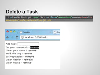 Delete a Task
 