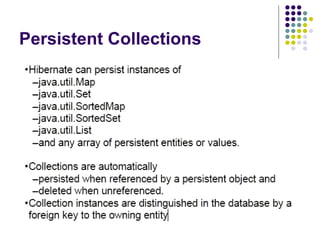 Persistent Collections 