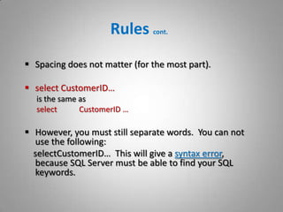 Databases come in all shapes and sizes.  Some are large and some are small.  But each database generally serves a particular purpose.