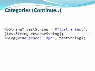 Categories (Continue..)
 