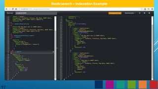 97
Elasticsearch – Indexation Example
 