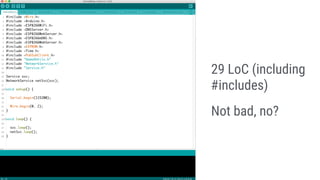 29 LoC (including
#includes)
Not bad, no?
 