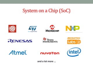 System	
  on	
  a	
  Chip	
  (SoC)
and a lot more ...
 