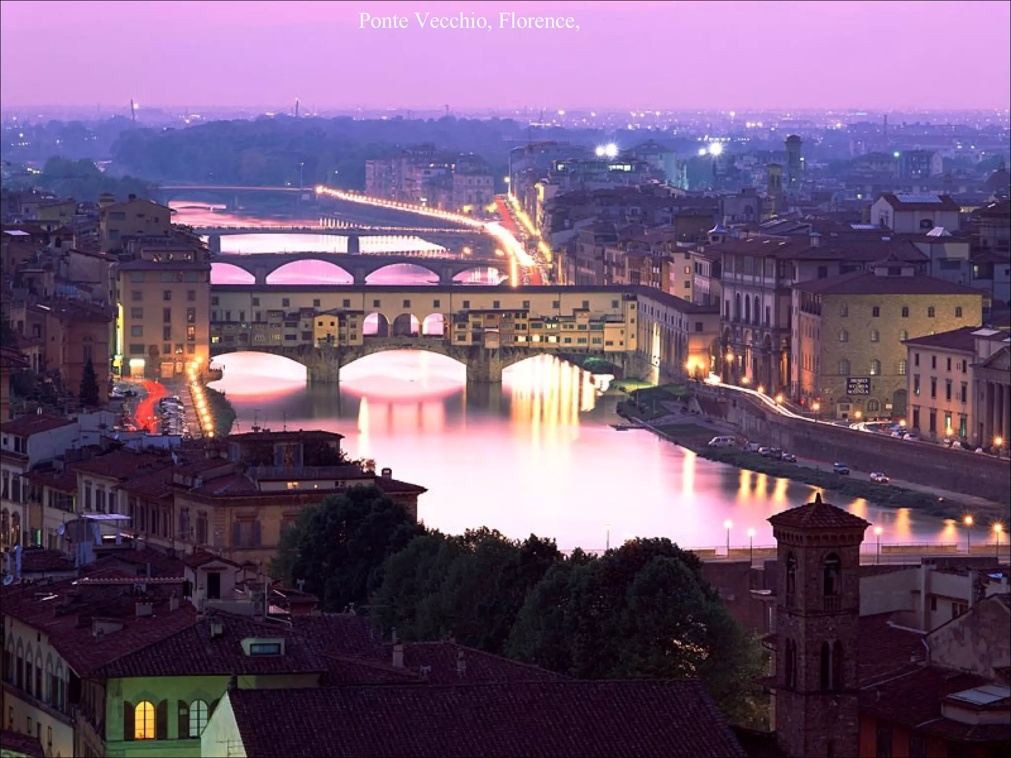 Ponte Vecchio, Florence,