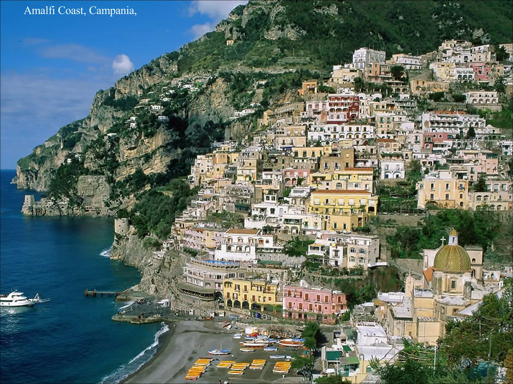 Amalfi Coast, Campania, -