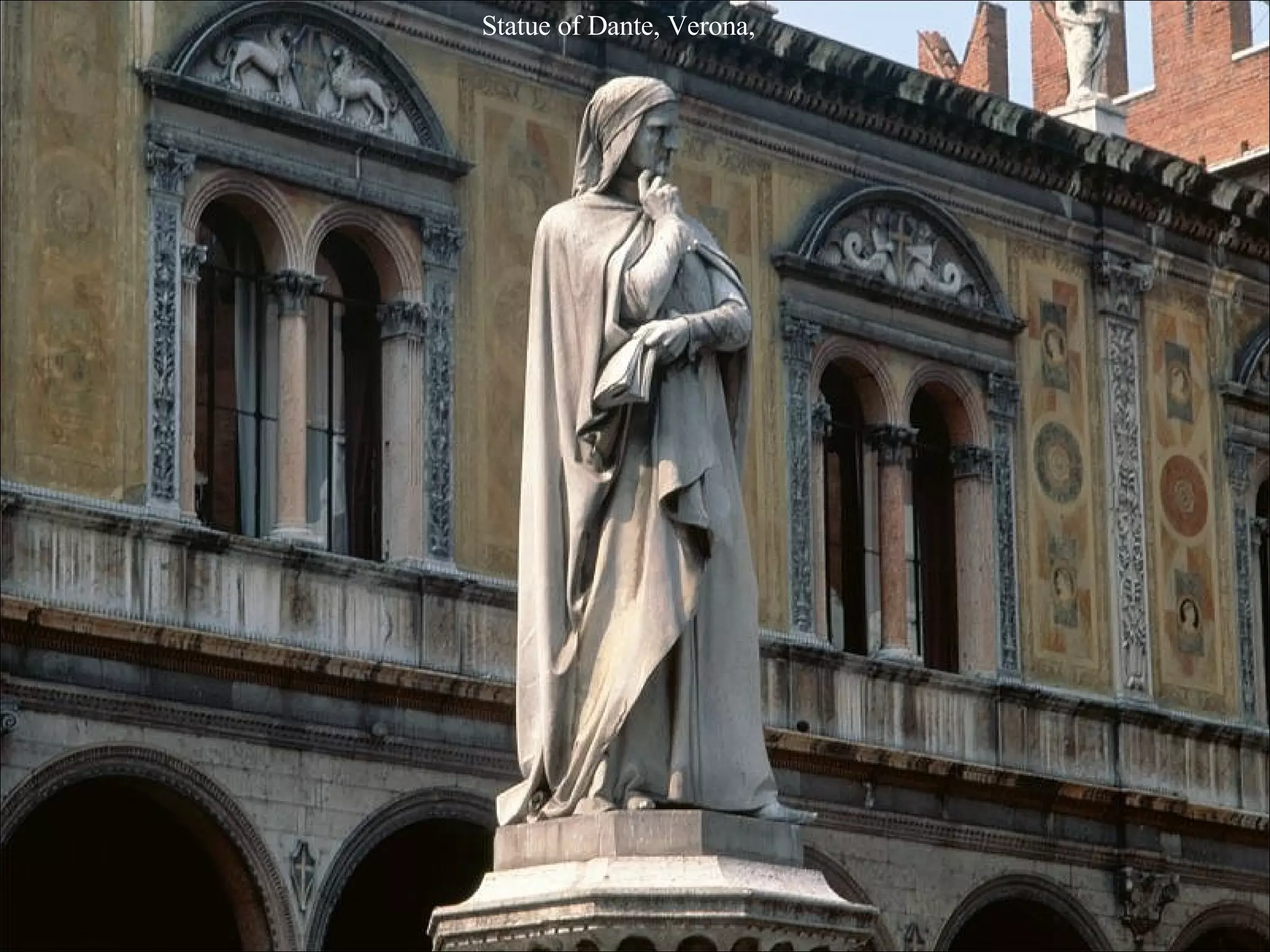 Statue of Dante, Verona,