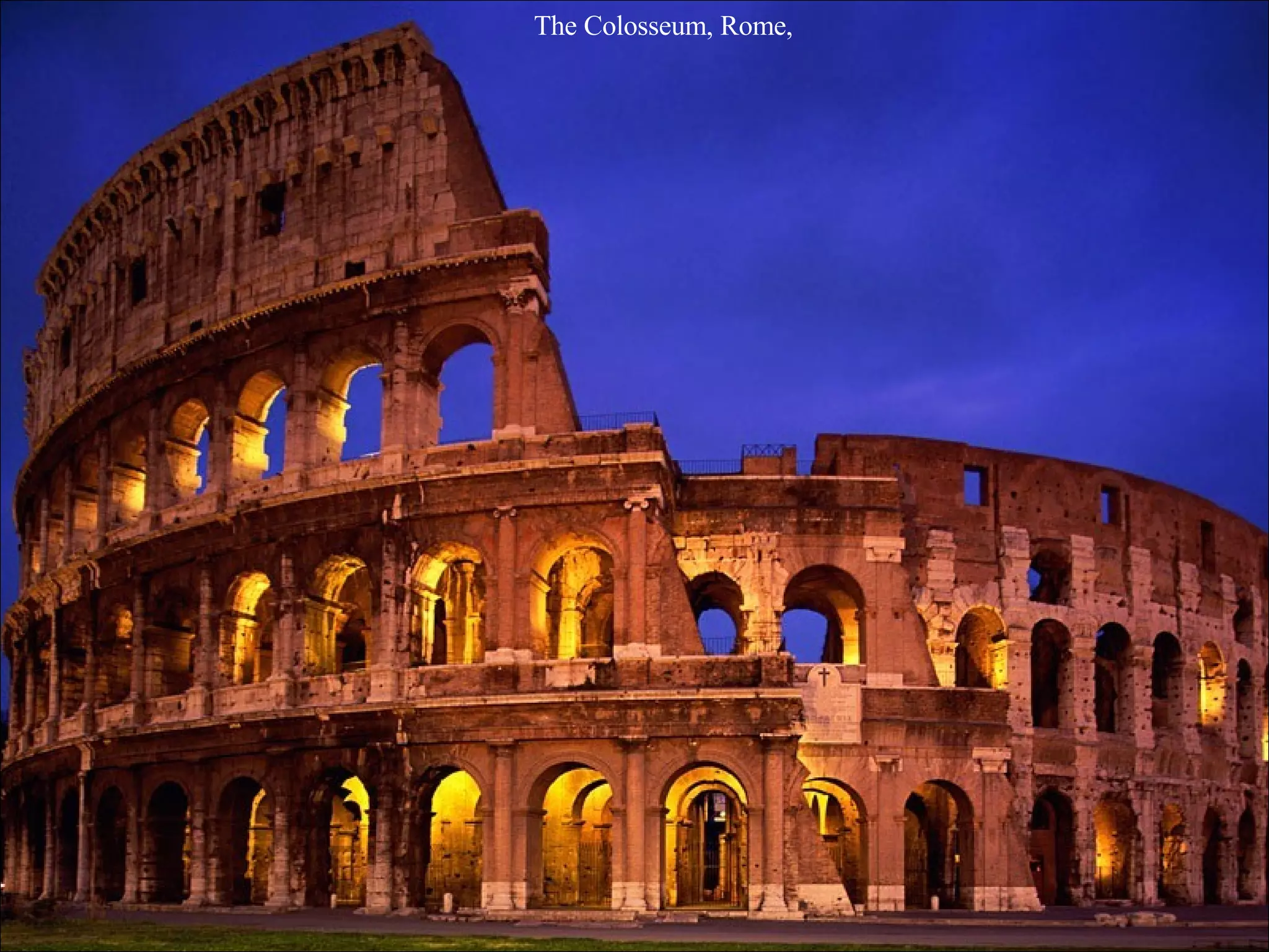 The Colosseum, Rome,