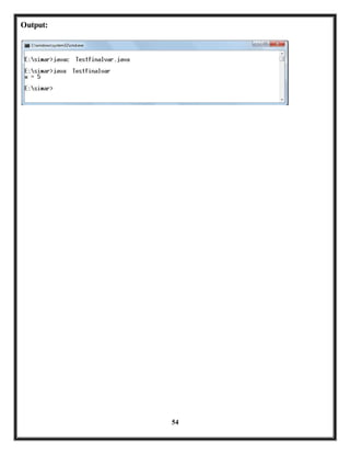 54 
Output: 
 