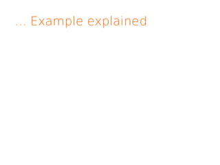 ... Example explained
 