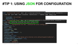 #TIP 1: USING JSON FOR CONFIGURATION
Copyright 2017 Accenture. All rights reserved. 5
 