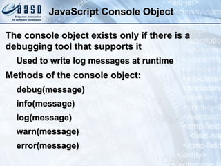 JavaScript and jQuery Fundamentals
