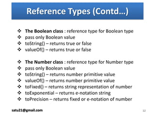    Variables are loosely typed