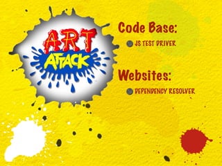 Code Base:
  JS TEST DRIVER




Websites:
  DEPENDENCY RESOLVER
 