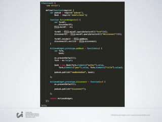 Workshop 2: JavaScript Design Patterns