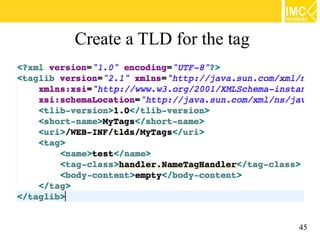 Create a TLD for the tag




                           45
 